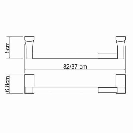 Бумагодержатель WasserKRAFT 5291