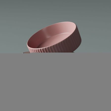 Раковина из сантехнического фарфора Ceramica Nova ELEMENT CN6057MDB 40х40 накладная цвет коричневый без отверстий под смеситель