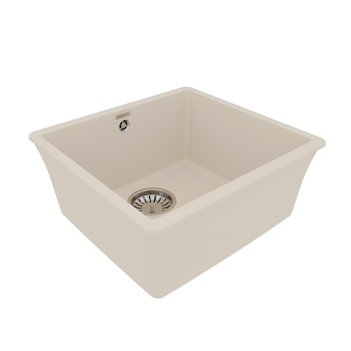 Кухонная мойка LeMark Sinara 440-u 9910072 44х42 цвет бежевый поверхность матовая - фото 2