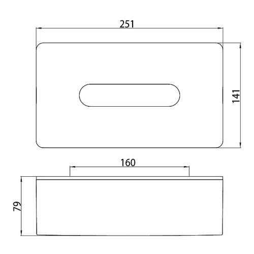 Бокс для салфеток Emco Loft 0557 134 00 - фото 2