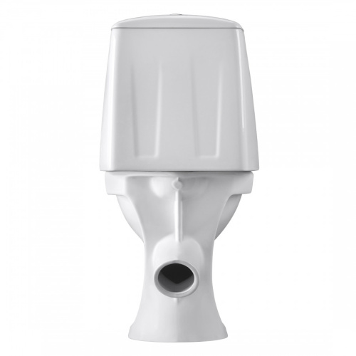 Унитаз-компакт напольный с бачком Santeri Соната 1P2062S0000BF белый с сиденьем микролифт каскадный смыв - фото 2