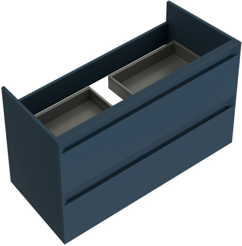 Тумба под раковину Allen Brau Eclipse 2.0 1.E1002.BGM 2.0 80х46х63 подвесная цвет синий/серый - фото 5