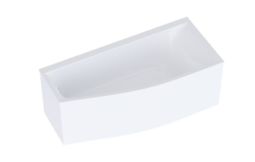 Ванна из литьевго мрамора Astra-Form Скат 01010015 170х75 пристенная асимметричная с ножками - фото 4