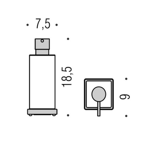 Дозатор Colombo Look B9317.NM-VAN - фото 2