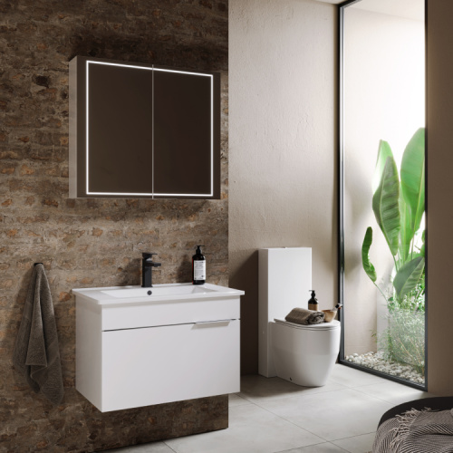 Зеркало-шкаф Aqwella Y SLX0407 70х16х70 подвесной - фото 2