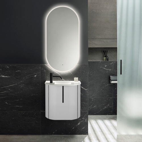 Тумба с раковиной Burgbad Lavo 2.0 SGCG053LG0227F5048C0037 53х35х49 подвесная цвет белый глянцевый