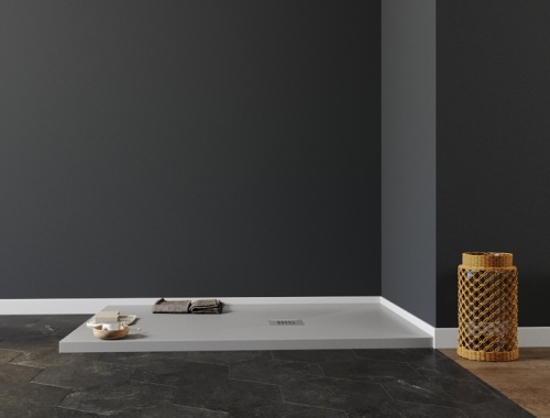 Душевой поддон Aquanet Pleasure 00258878 140х80 искусственный камень серый без каркаса - фото 2