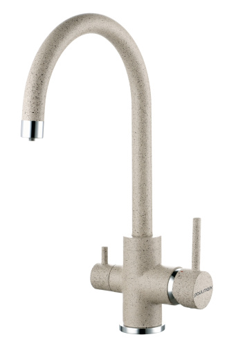 Смеситель для кухни Paulmark ESSEN Es213211-302 на раковину песочный