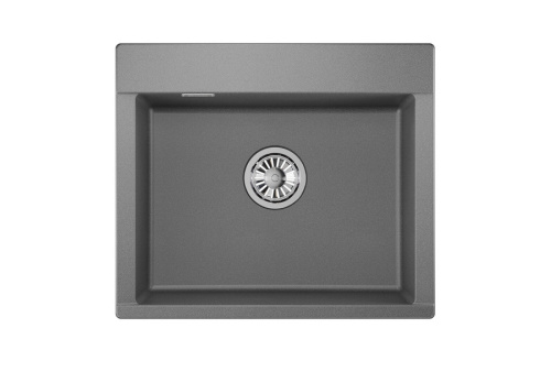 Кухонная мойка Granula 5804, ГРАФИТ 58х50 цвет графит поверхность матовая - фото 2