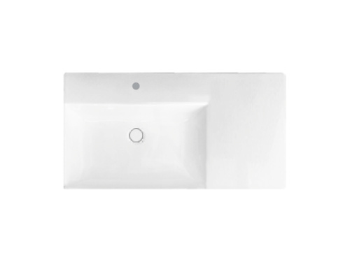 Раковина из санфаянса Hatria BAHIA_13 BHD800465011TS0 80х47 подвесная цвет белый - фото 2