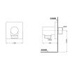 Шланговое подключение Toto Showers TBW02013R