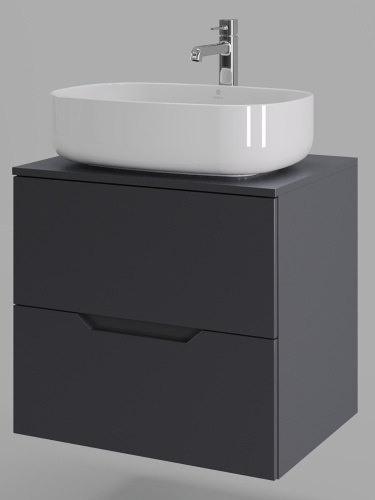 Тумба с раковиной Orange Line Li-60TugMDF+B07-540W 61х46х71 - фото 2