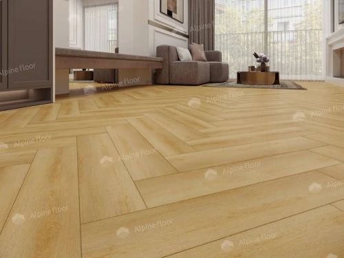 SPC ламинат Alpine Floor Parquet Light ECO 13-29 MC Дуб Батейн толщина 0.4 см 43 класс 600х125 - фото 5