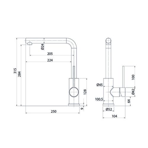 Смеситель для кухни IDDIS Rule RULSBL0i05 на мойку хром - фото 3