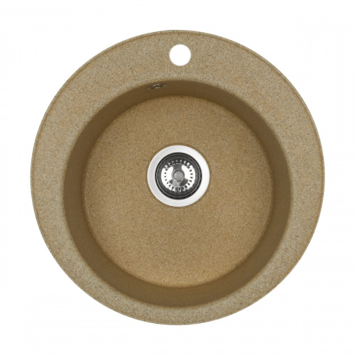 Кухонная мойка Aquaton Шелли 1A734732SS220 50х50 цвет коричневый - фото 2