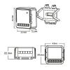 Умный диммер-выключатель Wi-Fi Uniel UCH-A302 1C/DIM/WF WHITE