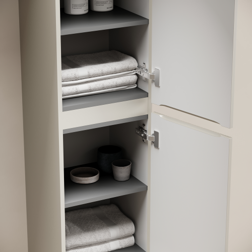 Шкаф-пенал Sancos CODE PCD35GP 35х35х165 подвесной цвет серый - фото 5