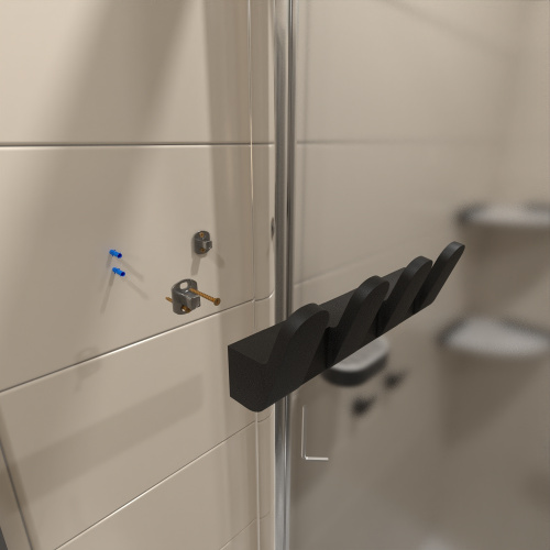 Вешалка 4 крючка Altasan Лотос ЛТ20ЧМ - фото 3