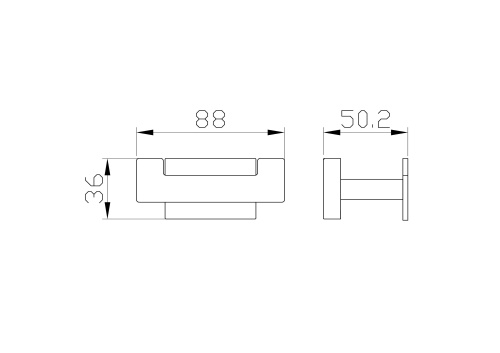 Крючок Wonzon & Woghand Flat WW-9725 - фото 2
