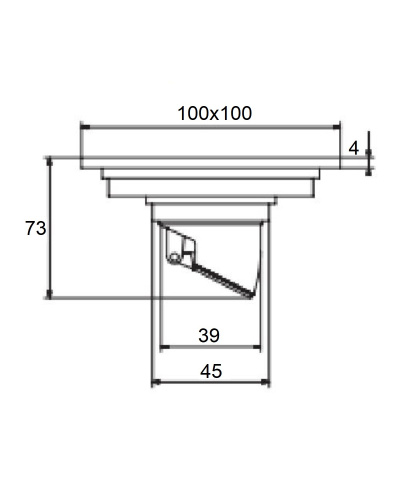 Душевой трап Orange TR01-003cr напольный - фото 4