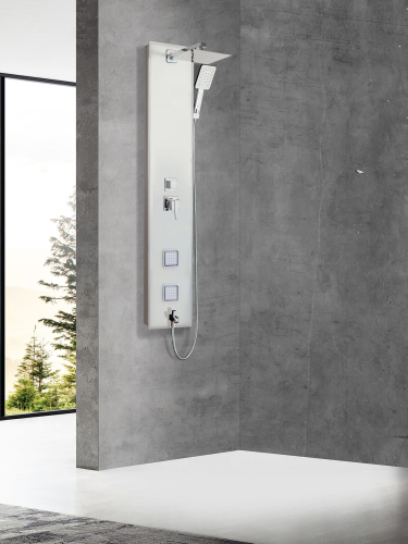 Душевая панель WeltWasser  WW GL 14251 WT (10000001049) настенная прямоугольная - фото 2