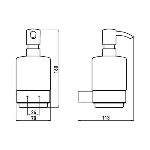 Дозатор Emco Loft 0521 016 00 - фото 2