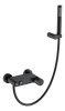 Смеситель Boheme Stick 123-BB настенный черный