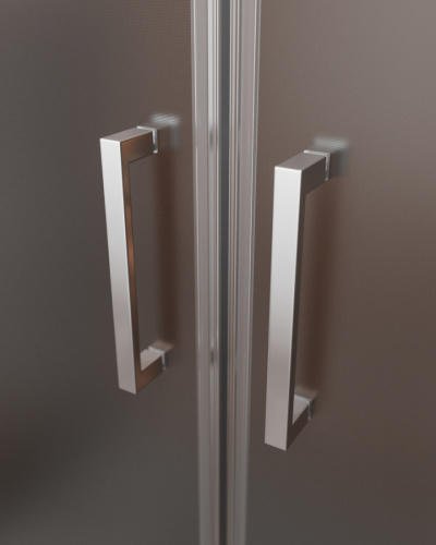 Душевая дверь Cezares MOLVENO MOLVENO-BF-2-170-P-Cr 170х195 стекло рифленое профиль хром глянцевый - фото 2