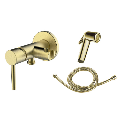 Гигиенический душ Clever TOUBKAL 61975 золото брашированное - фото 2