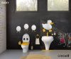 Чаша унитаза напольная Creavit DUCKY DC360-00CB00E-0000 цвет белый без бачка без сиденья душевой смыв