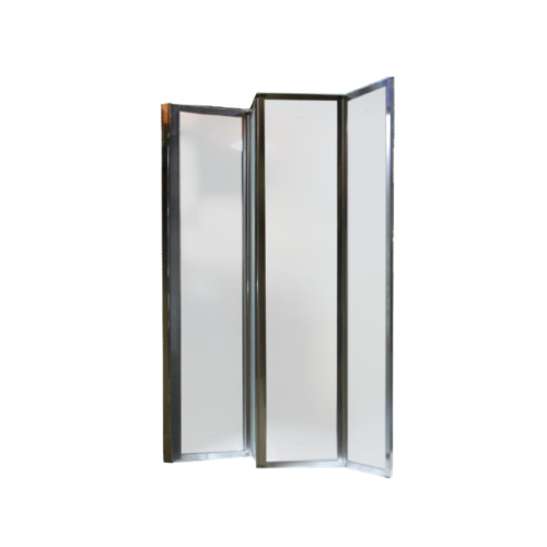 Душевая шторка на ванну Cerutti SPA BOUNA 131х139 стекло матовое профиль хром глянцевый ориентация универсальная