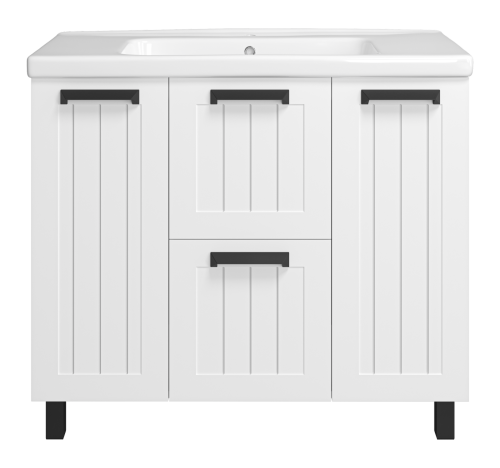 Тумба под раковину Misty Спарта П-Спа-06100-01-012Я 97х44х70 напольная - фото 2