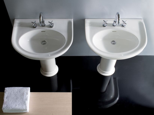 Раковина из санфаянса Hatria DOLCEVITA Y0EX01 70х55 подвесная цвет белый - фото 2