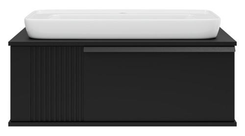 Тумба под раковину Brevita Savoy SAV-09090-0301Я 90х48х34 подвесная - фото 2