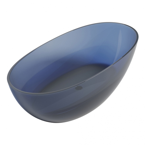 Ванна полиэфирная смола ABBER Kristall AT9701Saphir 165х78 отдельностоящая овальная - фото 5