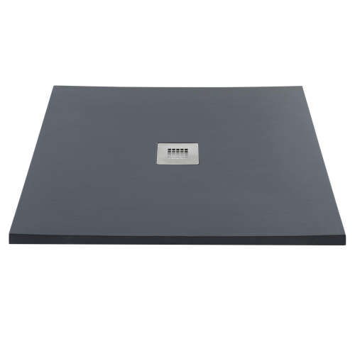 Душевой поддон Aquanet Pleasure 00258889 100х100 искусственный камень черный без каркаса - фото 2