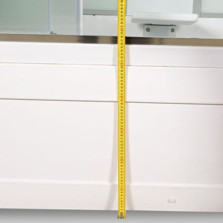 Душевой бокс AvaCan  EM4516LED 160х85 стекло матовое профиль хром