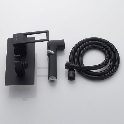 Гигиенический душ со смесителем Shevanik S6805H черный - фото 4