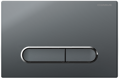 Клавиша смыва механическая CHARUS Magnus FP.340.GRP.01 цвет графит