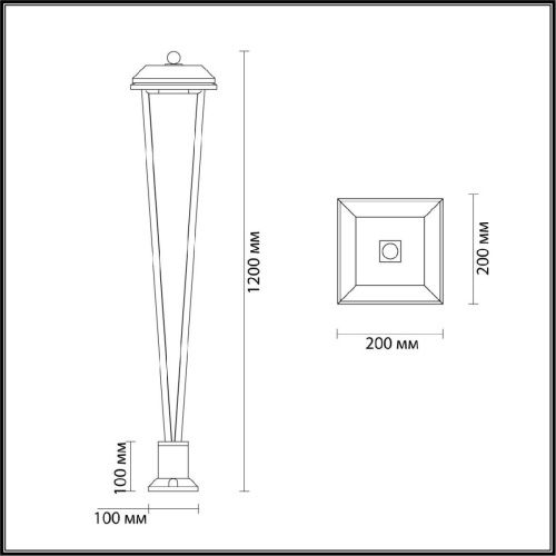 Ландшафтный светильник Odeon Light NATURE (НАТУРЕ) 6655/12GA3 - фото 4