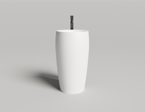 Раковина из литьевого мрамора Salini ALDA 130311GF 47х47 напольная цвет мультиколор - фото 2