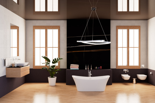 Ванна акриловая Frank 12515 170х75 отдельностоящая овальная с ножками - фото 4