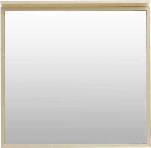 Зеркало в ванную Allen Brau Priority 1.31015.03 80х75 цвет латунь - фото 3