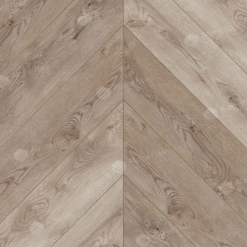 SPC ламинат Alpine Floor Chervon Alpine ECO 18-21 MC Гикори Chevron толщина 0.5 см 43 класс 600х127 - фото 4
