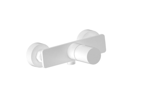 Смеситель для душа AQG Tube 01TUB300BL настенный белый матовый