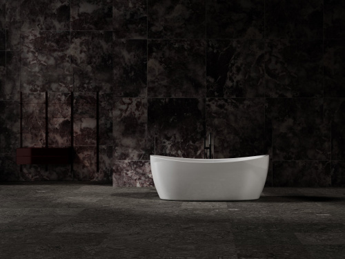 Ванна из искусственного камня Vincea Solid Surface VBT-6S03MW 170х80 отдельностоящая овальная - фото 3