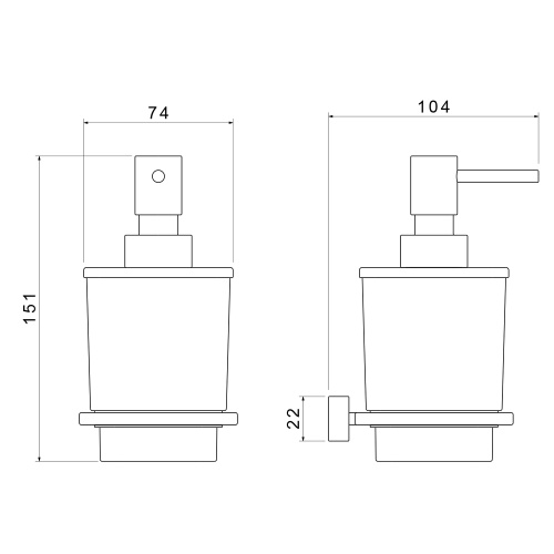 Дозатор Timo Torne 43139/00 - фото 2