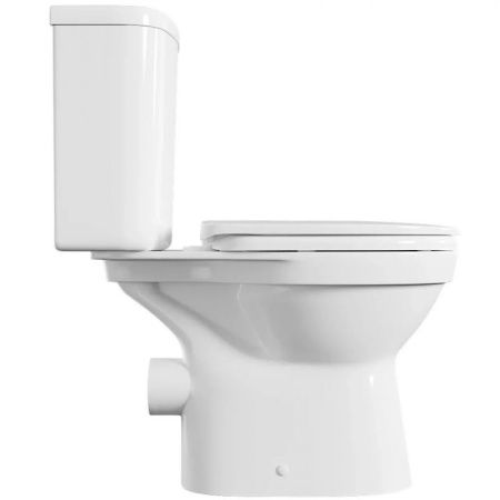 Унитаз напольный с бачком Vitra FIT 9844B099-7200 белый с сиденьем микролифт каскадный смыв