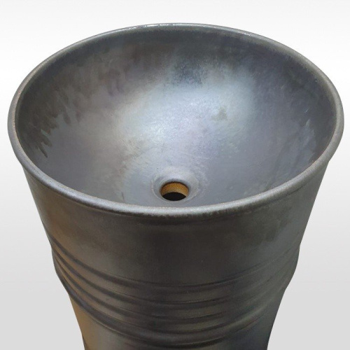 Раковина из сантехнического фарфора Kerasan Artwork 474383 45х45 напольная цвет коричневый - фото 3