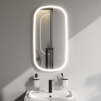 Зеркало в ванную Am.Pm Func M8FMOX0451WGH 45х86 цвет белый